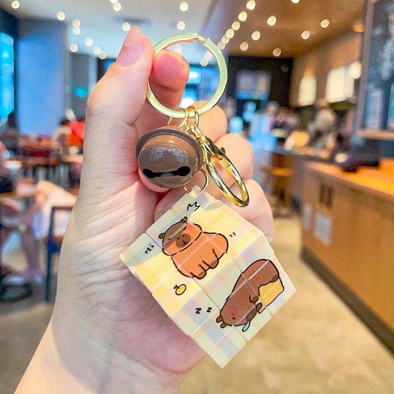 

Развивающая игрушка-подвеска Pi Kabala, морская свинка и капибара, кубик Рубика, для детей