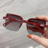 New Fashion Sunglasses Luxury  Designer Women Outdoor Retro Square Big Frame Sunglasses Eyewear UV400 Glasses