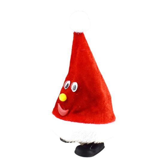 Electric Animated Santa Hat Christmas Tree Toy with Walking Shaking Functions Festive