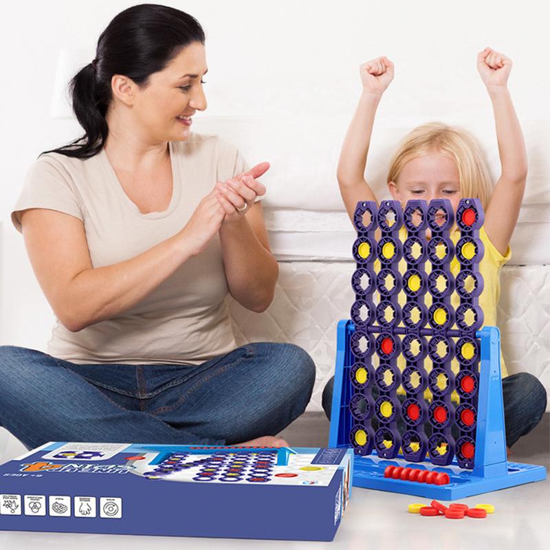 Connect 4 Spin Hra Čtyři v řadě Rotující šachovnice Deskové hry pro 2 hráče pro rodinu Děti Zábavná desková hra Logické hračky Dětský dárek