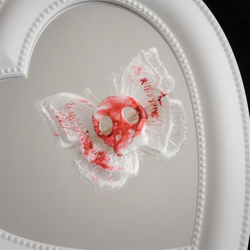 Vintage Dark Hairpin Steampunk Skeleton for Head Hair Clip Angel for Butterfly Headdress Hair Accessories for Performanc