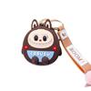 Labubu Keychain Toy Bag, Silicone Doll, Cute Cartoon Coin Purse