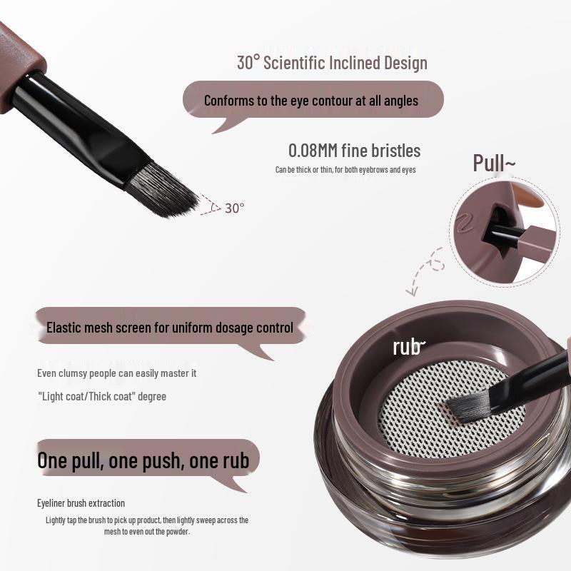 Novo Waterproof Long-lasting Smudge-proof Eyeliner Cream for Under-eye Highlight & Lower Lash Line – Perfect for Students & Beginners