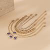 IF ME 5pcs/set Luxury Evil Eyes Bracelet Set for Women Adjustable Gold Bracelets Accessories Jewelry