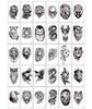 30 Sheets Temporary Tattoo For Men Hand, Beast Themed Tattoo Stickers, Waterproof Body Art For Music Festivals And Sports Activities, Animal Desi