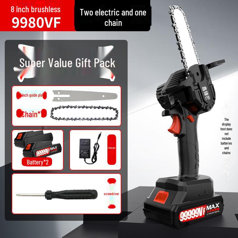 

Портативная мощная бесщеточная электрическая цепная пила: Варианты 4, 6 и 8 дюймов для домашней обрезки