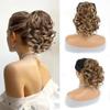 Drawstring short curled ponytail wig synthetic fiber ponytail wig natural and comfortable hair accessories for daily use