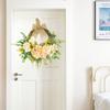 Künstlicher Hortensienkranz Frühlingsdekorativer Türhänger Wandkranz für Zuhause Tür