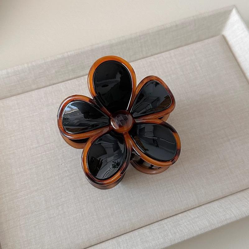 Retro Flower Clips High-end Shark Clips Half-tied Hair Clips Frellia Hair Clips Ponytail Clips