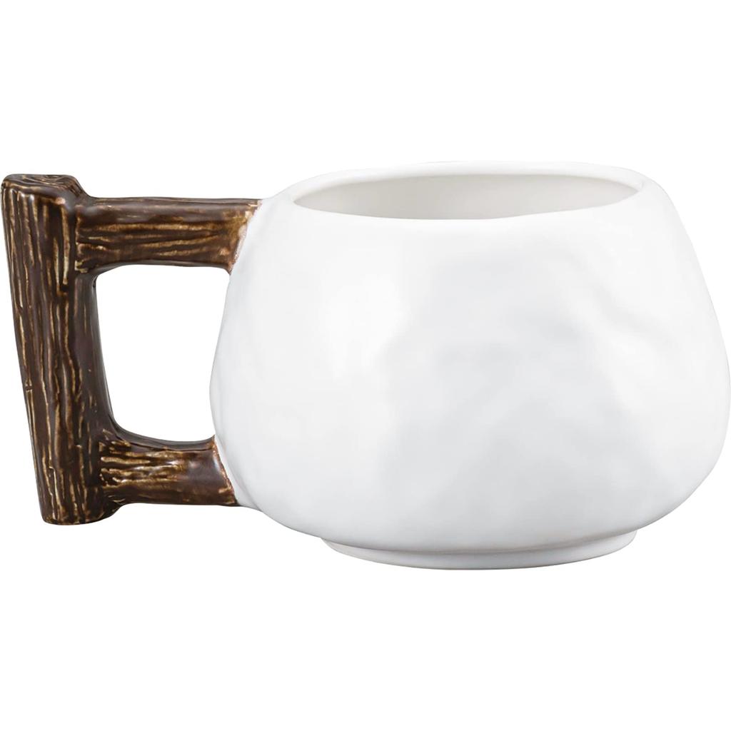 Sun Art Cute Tableware Mug, Approx. 290ml, Shimaenaga Face Design, SAN3893