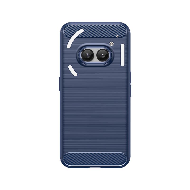 

Чехол для телефона Nothing Phone 2a, оригинальный противоударный чехол из ТПУ с матовой резиной, защитный чехол для телефона Nothing Phone 2a Nothing Phone 2a синий