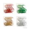 1set Christmas Decorations Supplies S Shape Metal Hanging Hook For Christmas Tree Balls Ornaments Accessories Hooks