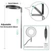 Full Spectrum LED Grow Lights for Indoor Plants Height Adjustable Dimmable Growing Lamp Flower Halo Ring Phyto Lamp Growth Light