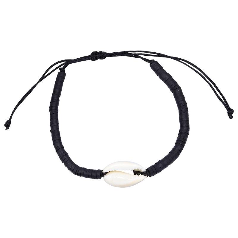 Bohemian Beach Shell Handmade Woven Bracelet Adjustable Rope Chain Bracelets for Women Cuff Jewelry