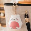 Cute Cartoon Small Bear Portable Double-Layer Compartment Going Out Packed Separately Medicine Storage Plastic Pill Box