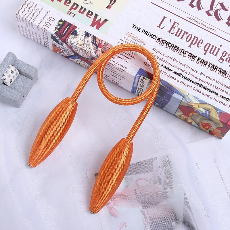 Flexible Wire Curtain Tiebacks Modern Decorative Curtain Holders Rope Ties for Window Treatment Home Decor
