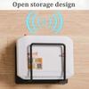 Wall Mounted Router Holder Wifi Storage Bracket Easy To Install Non Drilling Power Socket Rack Bookshelf