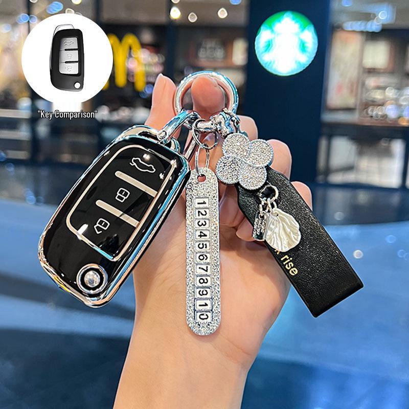 Geely Folding Key Cover for Vision X3, King Kong, Emgrand GL, Panda S1, Boyue X1, Xingrui, Binrui.