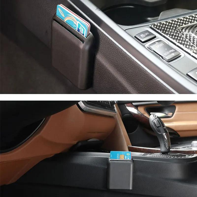 Auto Handy Ablagebox Auto Autositz Karten Organizer Universeller Spalt Hängender Aufbewahrungshalter für Telefon Autozubehör