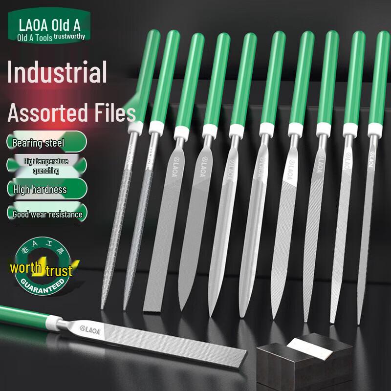 LAOA Assorted File Set (Woodworking & Metal)