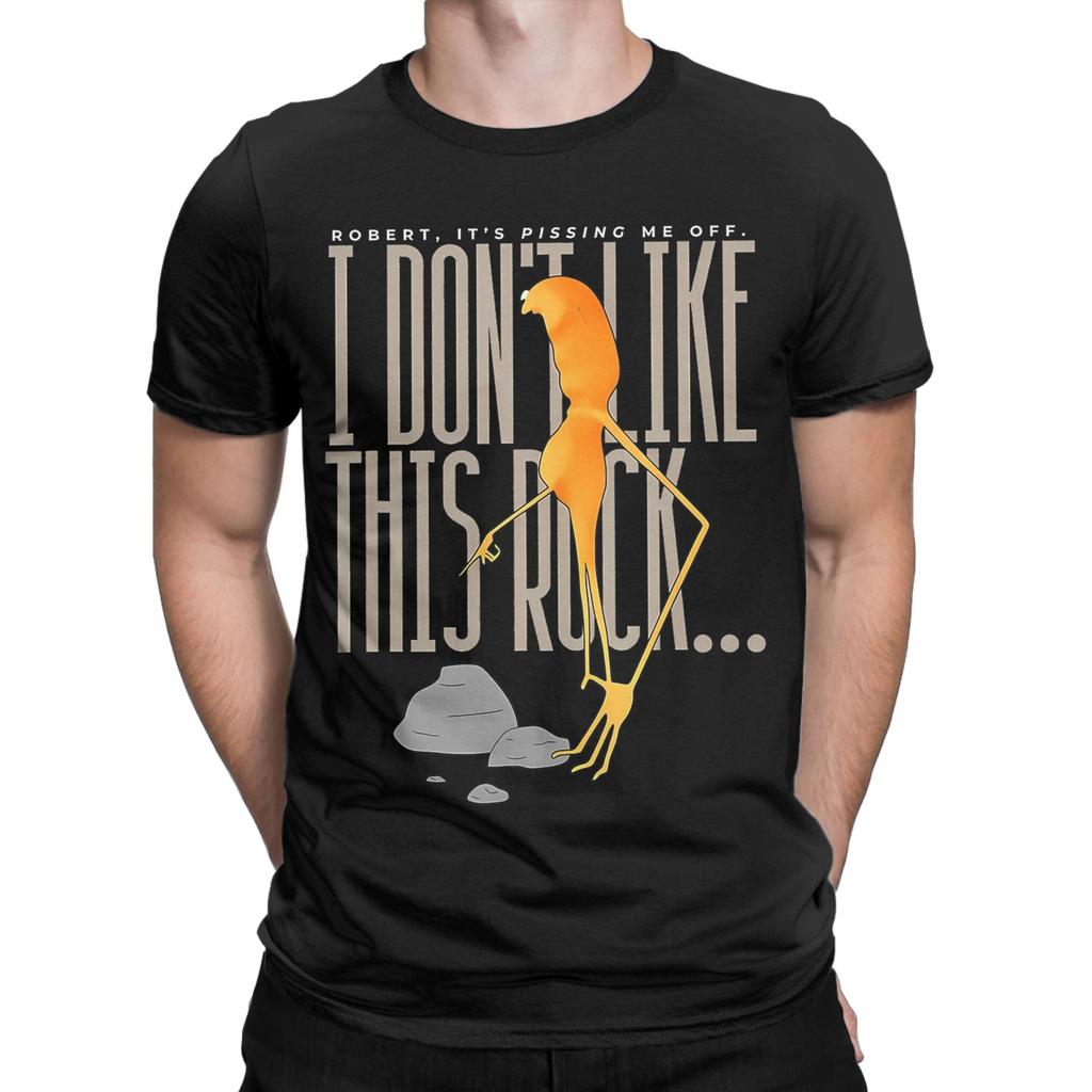 Marcus The Worm I Don't Like This Rock T Shirts for Men Cotton Vintage T-Shirts Crew Neck Tee Shirt Clothes Birthday Gift