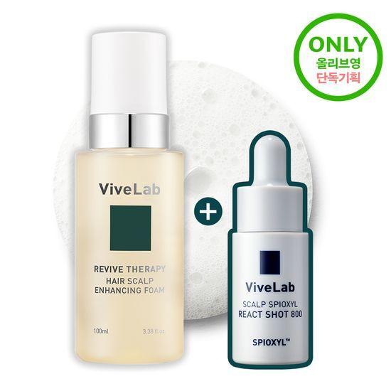 ViveLab Revive Hair Scalp Enhancing Foam 100ml Promotion (+ Spioxyl React Shot 800 8ml gift)