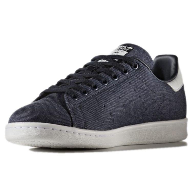 Adidas Originals Stan Smith Slip Resistant Durable Low Top Sneakers Men Sneakers Blue BY9190