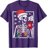 Christmas Skeleton Hot Chocolate Xmas Holiday Gift Unisex T-Shirt