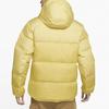Nike Checkered Print Hooded Down Jacket Men Outerwear Yellow DD6964-700