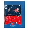 Lee Cooper Herren Weihnachtsboxershorts 2 Stück Baumwolle Muster Weihnachtsmann