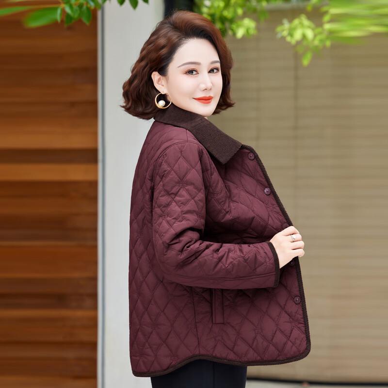 Women's Mid-Aged Thickened Winter Cotton Coat
