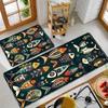 1PC Handdraw Owls Printed Decor Kitchen Rugs Non-Slip Home Door Mats Bathroom Rugs Bath Mat Carpet for Home Sink Laundry Decor