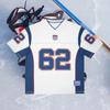 Nuova T-shirt da uomo americana per l'hockey su ghiaccio, traspirante e confortevole, con scollo a V, abbinata a un top sportivo da esterno stampato digitalmente