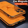 Deer Pattern Leather Phone Case for iPhone 14 Plus 13 12 11 Pro Max For Magsafe Wireless Charge Magnetic Shockproof Cover