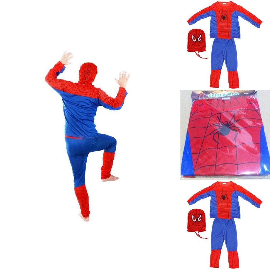 Amazing Spider-man Patterned Kids Costume Set For Halloween And Parties
