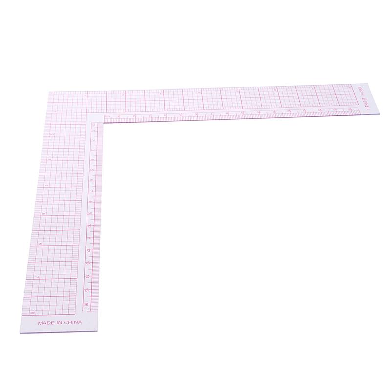 Garment Cutting Plastic L Shape Ruler For Sewing Accessories Patchwork Tools