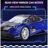 1/18 Pagani Huayra BC Blu Francia/Candy Blue with Carbon Accents 1/18 Model Car By Autoart
