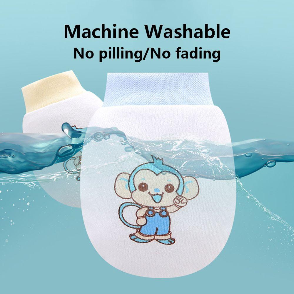 Product Baby Care Infant Newborn Pure Cotton Gloves Mittens Anti Scratch Drawstring