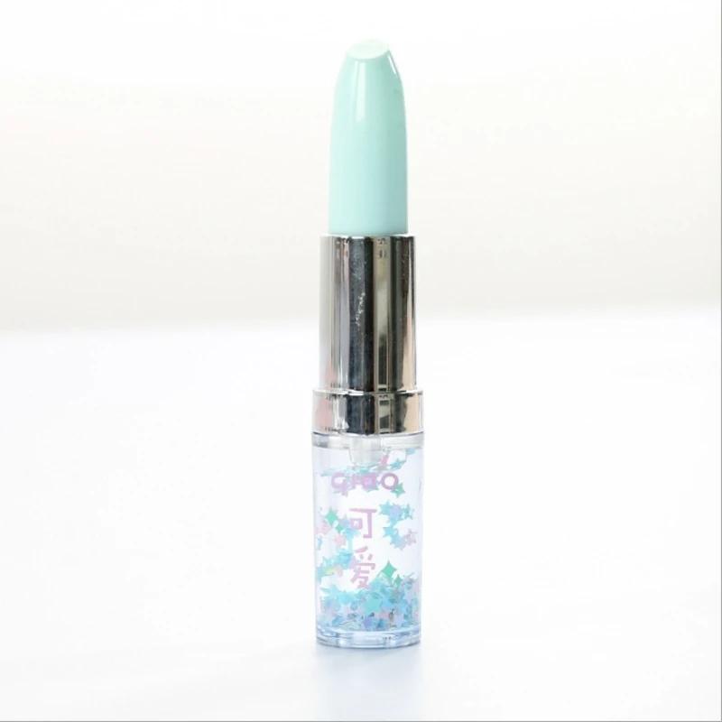 4pcs/lot Creative Lipstick Neutral Pens Portable Quicksand Gel Pen Students Stationery Office Supply Back To School Gift
