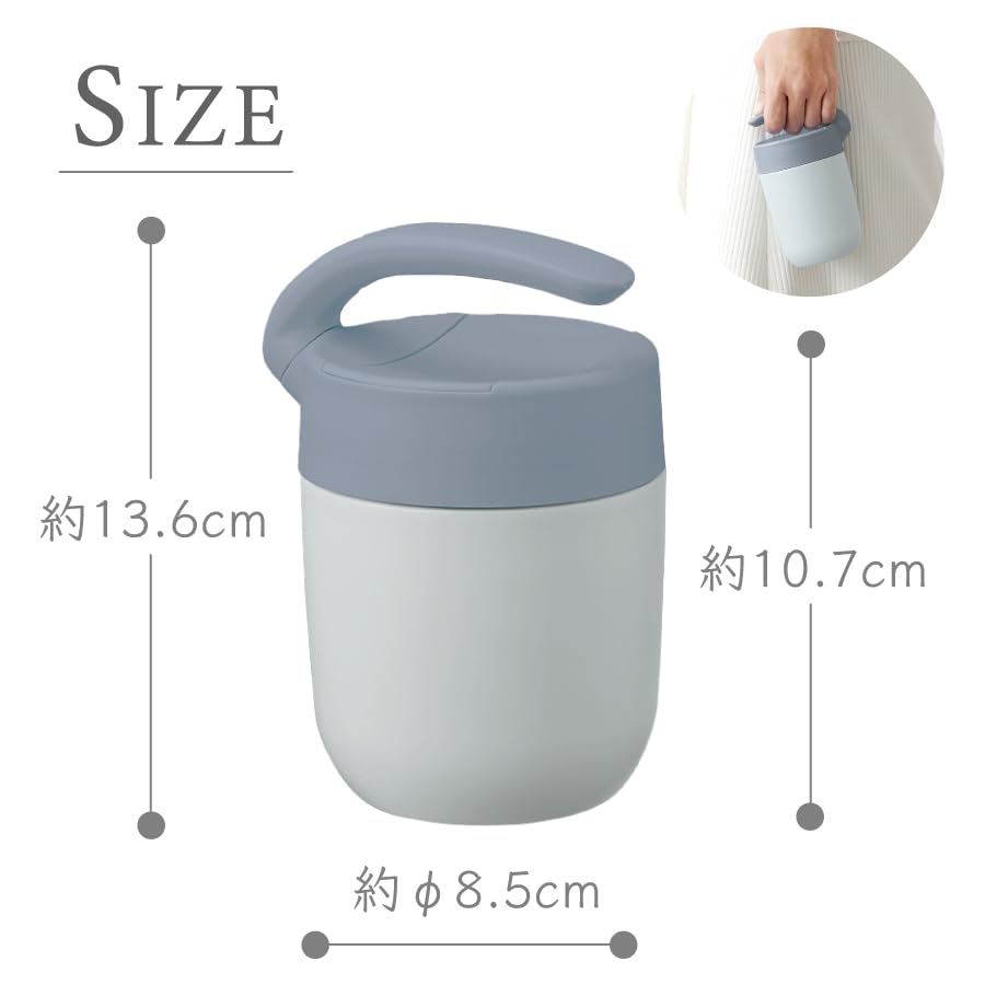 Kuruto Handle Mug Tumbler 310ml Stainless Steel Mug Thermo Stainless Steel Thermo Stainless Steel Mug Thermos Flask Vacuum Dual Structure Heat