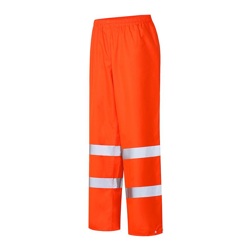 Impermeable y Pantalones Reflectantes para Trabajadores de Tráfico y Saneamiento