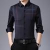 New One Piece Spring and Autumn New Men's Business Casual Long-sleeved Shirt Youth Shirt