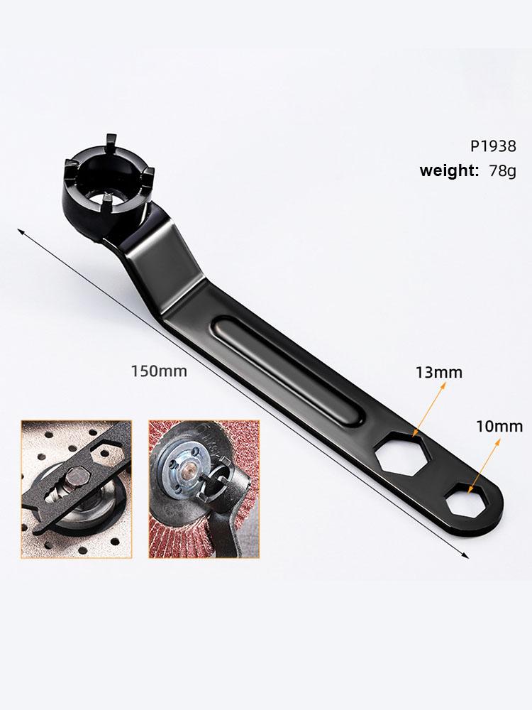 

Четырехзахватный ручной регулировочный ключ Гаечный ключ Угловая шлифовальная машина Торцевой ключ Ручной электрический инструмент для снятия прижимной пластины Аксессуары