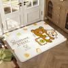 Cute Cartoon R-Rilakkuma Classic Floor Mat Soft Thickened Non-Slip Bedroom Living Room Door Mat Home Decor Flannel Rugs