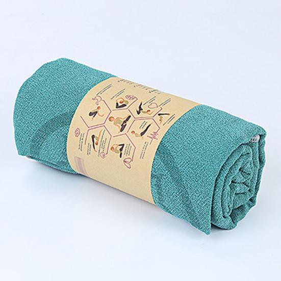 Yoga Towel Perfect Thickness Non-slip Exquisite Seaming Anti-pilling Extra Long Line Position Quick
