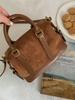 Retro brown suede handbag bag women's winter 2026 new Korean bag multi-functional messenger bag