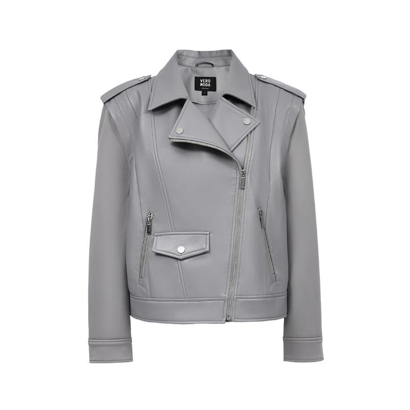 VEROMODA Women's Removable Sleeve Faux Pocket Jacket