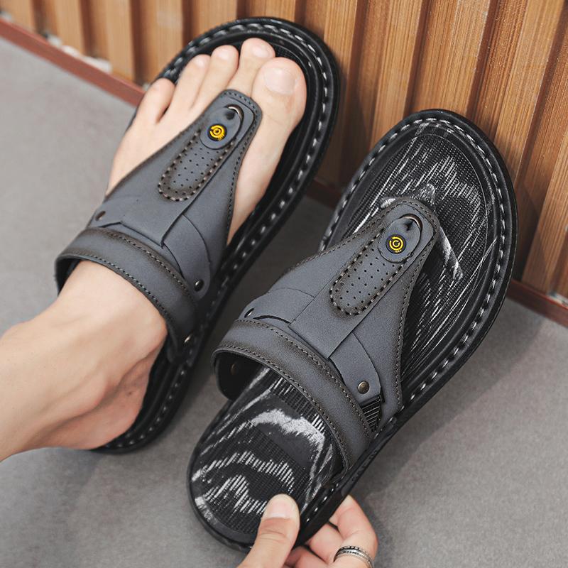 Fashion Hot sales Brand Men's Sandals Flip flop Summer Luxury Sandals Outdoor Men Beach Shoes Sandals Comfortable Travel walking shoes