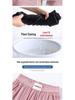 High-Waisted Summer Ice Silk Wide-Leg Pants for Women - Plus Size, Elastic Waist, Loose, Slimming, Straight-Leg Design