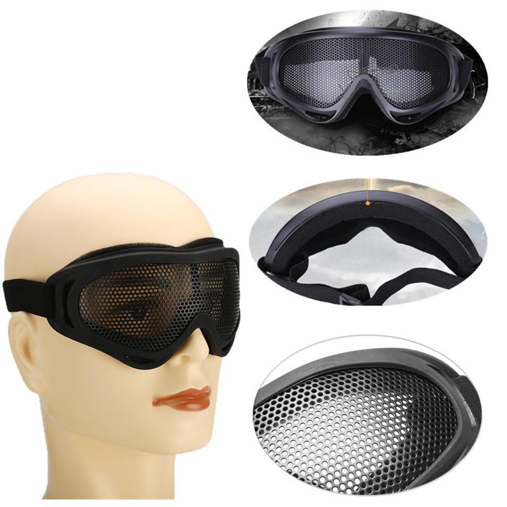 Mesh Goggles Metal Anti Fog Safety Goggles Motorcycle X400 Mesh Goggles Eyesight Shield Headband